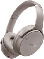 Bose QuietComfort Bluetooth Headphones, Wireless Headphones with Active Over Ear Noise Cancelling and Mic, Deep Bass, Up to 24 Hours of Playtime, Sandstone - Image 2