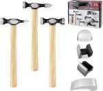 C&T Auto Body Repair Tool Kit,7 Piece,Car Body Repair Tool Kit, Carbon Steel Dolly and Hammer Dent Body Fender Tool Set - Image 2