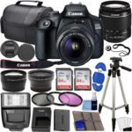 Canon EOS 2000D / Rebel T7 DSLR Camera w/EF-S 18-55mm f/3.5-5.6 Lens 3 Lens Kit: 128GB Memory + Wide Angle + Telephoto + Flash - Image 2