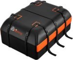 Car Rooftop Cargo Carrier Bag, 15 Cubic Feet Waterproof Heavy Duty 840D Car Roof Bag for All Vehicle with/Without Racks - Anti-Slip Mat, 6 Door Hooks, Storage Bag, 2 Extra Straps, Luggage Lock - Image 2