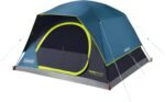 Coleman 4/6/8/10 Person Skydome Dark Room Tent with Rainfly, 5 Minute Setup, Blocks 90% of Sunlight, 20% More Headroom Than Traditional Tents - Image 2