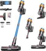 Cordless Vacuum Cleaner, 580W 48KPA 70Mins Vacuum Cleaners for Home, Self-standing Stick Vacuum with Aromatherapy, Anti-Tangle Brush, Wall Mount Charging Vacuum for Hardwood Floor/Carpet/Pet Hair - Image 2