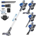 Cordless Vacuum Cleaner, Power Suction Stick Vacuum Cleaners with 2200 mAh Battery,8-in-1 Lightweight Self-Standing, 35 Mins Runtime for Home Hard Floor Low-Pile Carpet Pet Hair - Image 2
