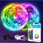 DAYBETTER LED Strip Lights 130ft Lights Strip for Bedroom, Desk, Indoor Room Bedroom Brithday Gifts RGB Decor with Remote and 24V Power Supply - Image 2