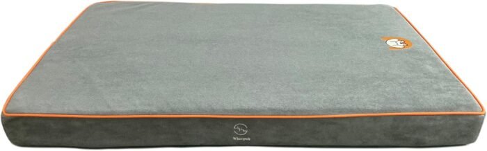 Dog Orthopedic and Crate Beds, Made of Memory and High Resilience Foram, Two-Sided Use, Providing Soft and Relatively Hard Support, with an Extra Inner Waterproof Protector (Gray, Small) - Image 2
