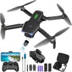 Drone with Camera, 1080P FPV Foldable Drone with Brushless Motor, One Key Take Off/Land, Altitude Hold, 360° Flip, Gravity Control, 2 Batteries, 3 Speeds Mini Drone for Kids Beginners - Image 2