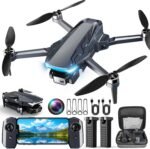 Drone with Camera, 2K HD FPV Drones with GPS Auto Return, Circle Fly, Waypoint Fly, 5G Transmission, Gestures Selfie, Brushless Motor, Lightweight Foldable Drone for Kids Adults Beginner, 2 Batteries - Image 2