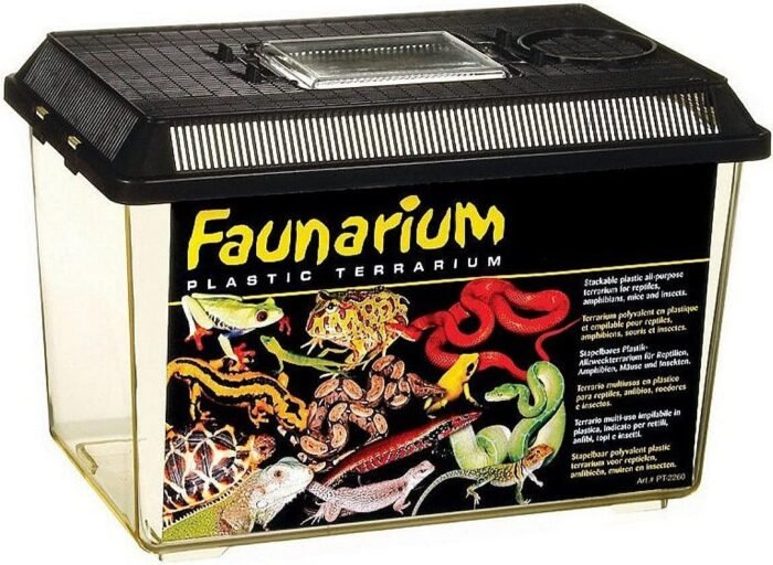 Exo Terra Faunarium, Plastic Reptile Terrarium, Medium, PT2260 - Image 2