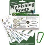 Fly Fishing Knot Cards - Waterproof Guide to 14 Essential Fly Fishing Knots - Includes Mini Carabiner - Image 2