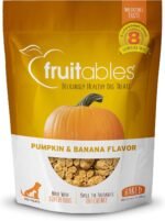 Fruitables Baked Dog Treats, Healthy Pumpkin Treat for Dogs, Low Calorie & Delicious, No Wheat, Corn or Soy, Made in the USA, Pumpkin and Banana Flavor, 7oz - Image 2