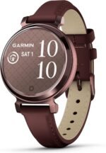 Garmin Lily 2, Small and Stylish Smartwatch, Hidden Display, Patterned Lens, Up to 5 Days Battery Life, Mulberry - Image 2