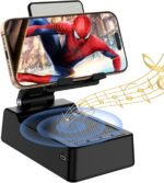 Gifts for Men,Cell Phone Stand with Wireless Bluetooth Speaker Anti-Slip Base HD Surround Sound Compatible with iPhone Smartphones,Cool Gadgets for Men,Birthday Gifts for Him Husband Boyfriend - Image 2