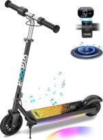 Gyroor H30 Max Electric Scooter for Kids, LED Dispaly, 150W Powerful Motor, Dual Brake System, Adjustable Height and Speed, Best Presents for Kids - Image 2