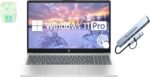 HP 15.6" Touchscreen Business Laptop, 32GB RAM 1.5TB Storage (1TB SSD+512GB Docking Station Set), 6-Cores Intel Core i3, Windows 11 Pro with Microsoft Office Included, PLUSERA Earphones, Silver - Image 2