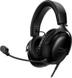 HyperX Cloud III – Wired Gaming Headset, PC, PS5, Xbox Series X|S, Angled 53mm Drivers, DTS Spatial Audio, Memory Foam, Durable Frame, Ultra-Clear 10mm Mic, USB-C, USB-A, 3.5mm – Black - Image 2