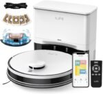 ILIFE A30 Pro Robot Vacuum and Mop, Self Emptying Station for 60 Days, 5000Pa Suction, LiDAR Navigation, No-Go Zones, 2.4G WiFi/App/Alexa/Remote Control, Roller Brush for Carpet, Hard Floors, 110V - Image 2