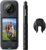 Insta360 X4 Get-Set Bundle - 8K Waterproof 360 Action Camera, 4K Wide-Angle Video, Invisible Selfie Stick Effect, Removable Lens Guards, 135 Min Battery Life, AI Editing, Stabilization - Image 2