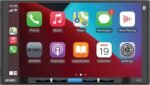 JENSEN J1CA7 7-inch Certified Apple CarPlay Android Auto | Double DIN Touchscreen Car Stereo Radio | Bluetooth Hands Free Calling & Music Streaming | Backup Camera Input | USB Playback & Charging - Image 2