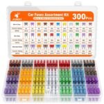 JOREST 300Pcs Car Fuse Assortment Kit, 160 Mini Blade Fuses Automotive + 90 Standard Auto Fuses + 50 Micro + Puller – Replacement for RV Camper Boat Truck (2Amp 3A 5A 7.5A 10A 15A 20A 25A 30A 35A 40A) - Image 2
