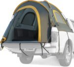JOYTUTUS Pickup Truck Tent 2.0, Waterproof PU2000mm Double Layer for 2 Person, Portable Truck Bed Tent with Rainfly, 5.5'-5.8' Camping Preferred - Orange - Image 2