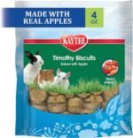 Kaytee Timothy Biscuits Baked Treat for Pet Guinea Pigs, Rabbits & Other Small Animals, Apple, 4 oz - Image 2