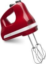 KitchenAid 5 Ultra Power Speed Hand Mixer - KHM512, Empire Red - Image 2