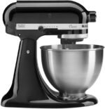 KitchenAid Classic Series 4.5 Quart Tilt-Head Stand Mixer K45SS, Onyx Black - Image 2