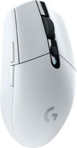 Logitech G305 LIGHTSPEED Wireless Gaming Mouse, Hero 12K Sensor, 12,000 DPI, Lightweight, 6 Programmable Buttons, 250h Battery Life, On-Board Memory, PC/Mac - White - Image 2