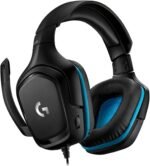 Logitech G432 Wired Gaming Headset, 7.1 Surround Sound, DTS Headphone:X 2.0, Flip-to-Mute Mic, PC (Leatherette) Black/Blue - Image 2
