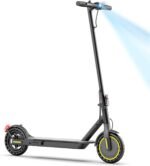 MAXSHOT V7 Electric Scooter for Adults, 350W Motor, 16 MPH, 12 Miles Range, Lightweight Folding Commuter E-Scooter with App Control, Dual Brakes, 8.5″ Solid Tires – Yellow - Image 2
