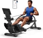 MERACH Sculls Rowing Machines for Home, Magnetic Rowing Machine with 16-Level, Simulate Real Row, Ultra-Quiet Rower, MERACH App and 1000+ Champion Coaching Course & Games - Image 2