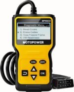 MOTOPOWER MP69033 Car OBD2 Scanner Code Reader Engine Fault Scanner CAN Diagnostic Scan Tool for All OBD II Protocol Cars Since 1996, Yellow - Image 2
