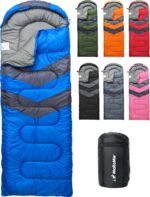 MalloMe Sleeping Bags for Adults Cold Weather & Warm - Backpacking Camping Sleeping Bag for Kids 10-12, Girls, Boys - Lightweight Compact Camping Essentials Gear Accessories Hiking Sleep Must Haves - Image 2