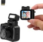 Mini Action Camera 1080P with 32GB Card Mini Vintage Camera Graduation Gifts Pocket Wearable Body Camera Campus Digital Camera Gifts for Girl - Image 2