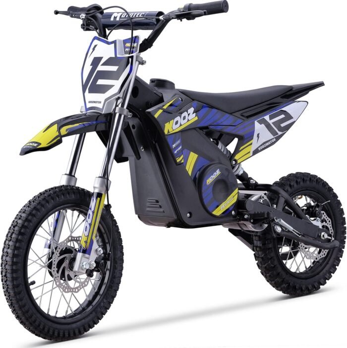 MotoTec 36v 1000w (HP112E) Electric Dirt Bike Blue - Image 2
