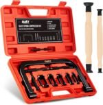 Orion Motor Tech Valve Spring Compressor, 10pcs Valve Spring Removal Tool with Solid C Clamp, 5pcs Collet Pusher Adapters for Motorcycle, ATV, Car, Small Engine Vehicle Equipment - Image 2