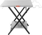 Outdoor Grill Table, Foldable Pizza Oven Stand & Griddle Stand with Garage Rack & Tissue Holder, Folding Outdoor Prep Table for Gathering and Party, 30" x 24", Stainless Steel - Image 2