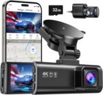 REDTIGER Dash Cam Front Rear, 4K/2.5K Full HD Dash Camera for Cars, Included 32GB Card, Built-in Wi-Fi GPS, 3.16” IPS Screen, Night Vision, 170°Wide Angle, WDR, 24H Parking Mode(F7NP) - Image 2