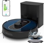 Robot Vacuum and Mop: 5000Pa Robotic Vacuum Self Emptying for 60 Days Hands-Free Cleaning, Self-Charging LiDAR Robot Vacuum Cleaner Alexa/APP Control for Hard Floor, Carpet, Pet Hair - Image 2