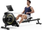 Rowing Machine for Home, 350 LB Capacity, 16-Level Silent Resistance, Magnetic Rowing Machines for Home Foldable, Full-Body Workout Compact Rowing Machine for Cardio & Strength with APP Support - Image 2