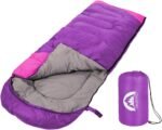 SWTMERRY Sleeping Bag 3 Seasons (Summer, Spring, Fall) Warm & Cool Weather - Lightweight,Waterproof Indoor & Outdoor Use for Kids, Teens & Adults for Hiking and Camping - Image 2