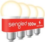 Sengled Alexa Light Bulbs, 100W Equivalent Smart Light Bulbs Bluetooth Mesh 1500 LM, Smart Bulbs That Work with Alexa Only, Dimmable LED Bulbs A19 2700K High Brightness, No Hub Required, 4 Pack - Image 2