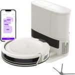 Shark Navigator Robot Vacuum with Bagless 30-Day Capacity Self-Empty Base, Powerful Suction, SmartPath Navigation, Self-Cleaning Brushroll, for Carpets & Hard Floors, White, AV2110S - Image 2