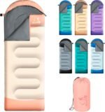 Sleeping Bags for Adults Kids - 3 Season Cold&Warm Weather Waterproof Camping Sleeping Bags - Lightweight Sleeping Bags for Camping Hiking Outdoor Travel - Image 2