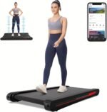 Sperax Walking Treadmill Pad with APP, 3 in 1 Under Desk Treadmill, 400W Low Noise Walking Vibration Pad with Remote Control,Portable Treadmills for Home Office - Image 2