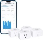 TP-Link 𝗧𝗮𝗽𝗼 Smart Plug Wi-Fi Mini, Energy Monitoring, Compatible with Alexa & Google Home & Samsung SmartThings, Timer, 15A/1800W Max, ETL Certified, 2.4G Wi-Fi Only, Tapo P115(4-Pack) - Image 2