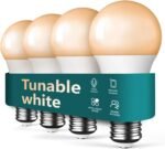 TREATLIFE Smart Light Bulbs 4Pack, 2.4GHz WiFi Smart Bulb, 2500K-6500K Tunable White Dimmable LED Light Bulb Compatible with Alexa and Google Home, 800LM, E26 A19 9W, No Hub Required - Image 2