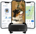 Tractive Smart Dog GPS Tracker | Live Pet Tracker with Virtual Fence | Vital Signs Monitoring of Heart & Respiratory Rate | Bark Monitoring | Dog Collar Attachment (Black) - Image 2