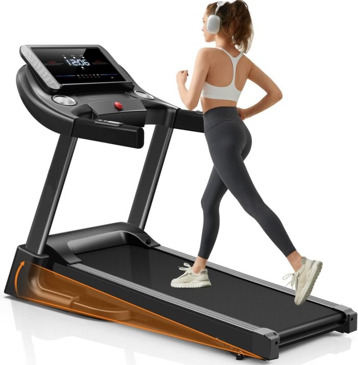 Treadmill with 3-Level Incline for Home and 3.0 HP Quiet Brushless, 8.7 MPH, 300 lbs Capacity - Image 2