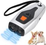 Ultrasonic Pet Training Device,3 in 1 Dual Sensor Anti Barking Device with Training/Deterrent Modes Safe Dog Whistle to Stop Barking Ultrasonic Dog Barking Deterrent with LED Flashlight - Image 2
